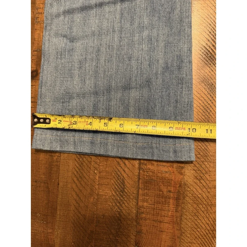 Vintage Abercrombie Fitch Y2K Flare Jeans Dark Wash Button Flap Pocket Size 4